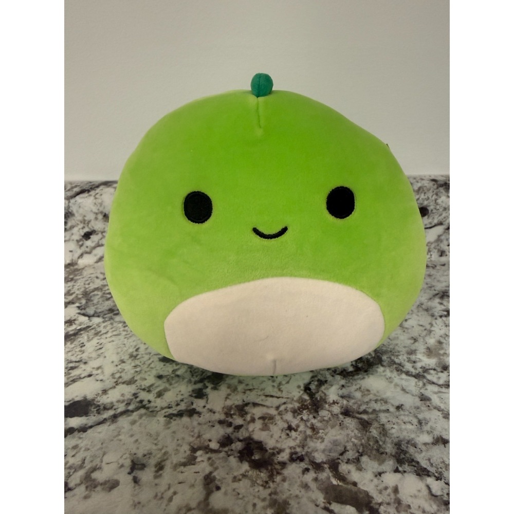 Squishmallows Kellytoy Danny The Dinosaur Plush Toy Green Bow Tie 7.5" Stuffed